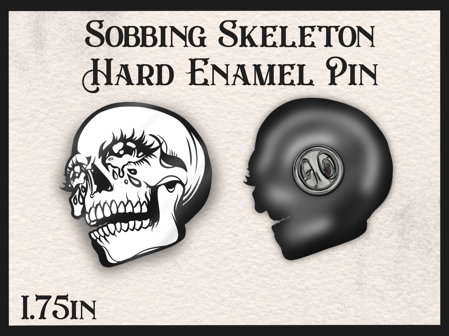 Sobbing Skeleton Desu Pin