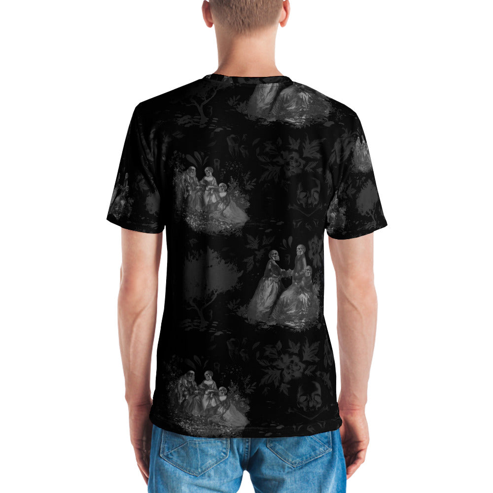 Haunted Toile All Over Print Shirt (black)