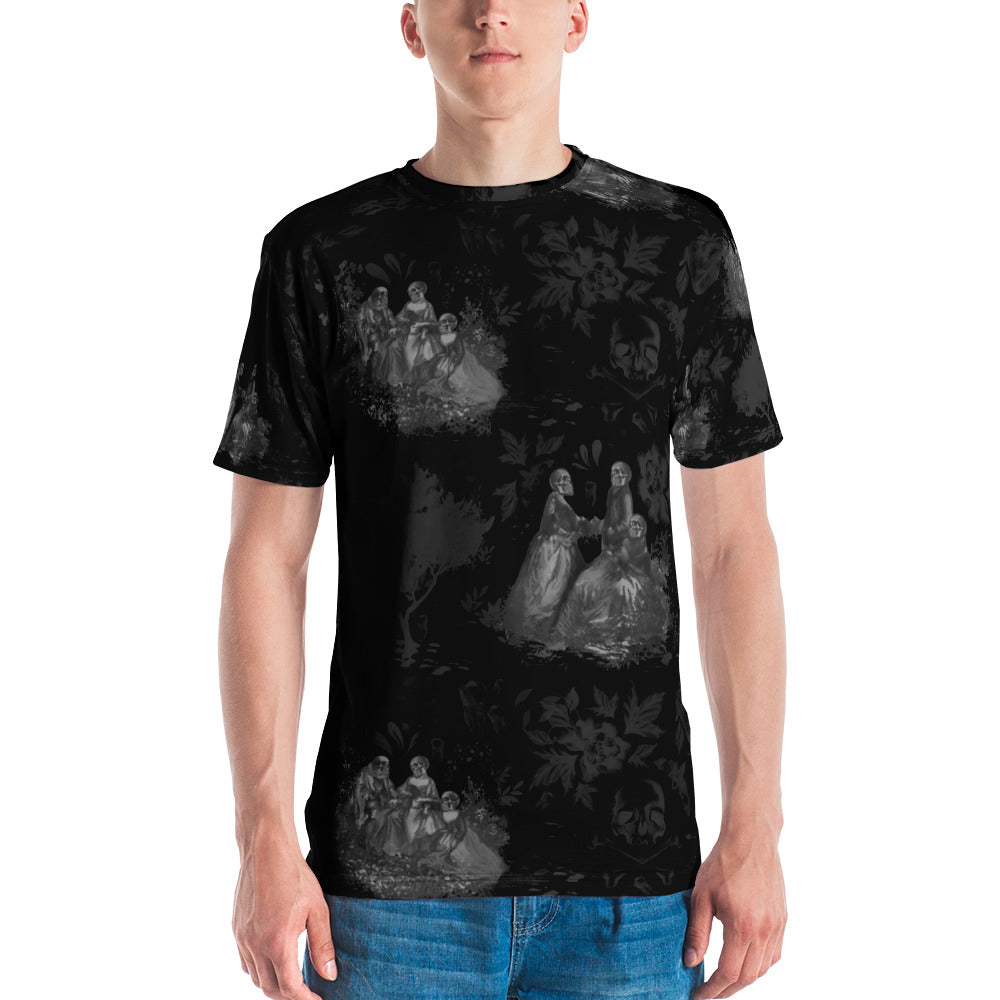 Haunted Toile All Over Print Shirt (black)