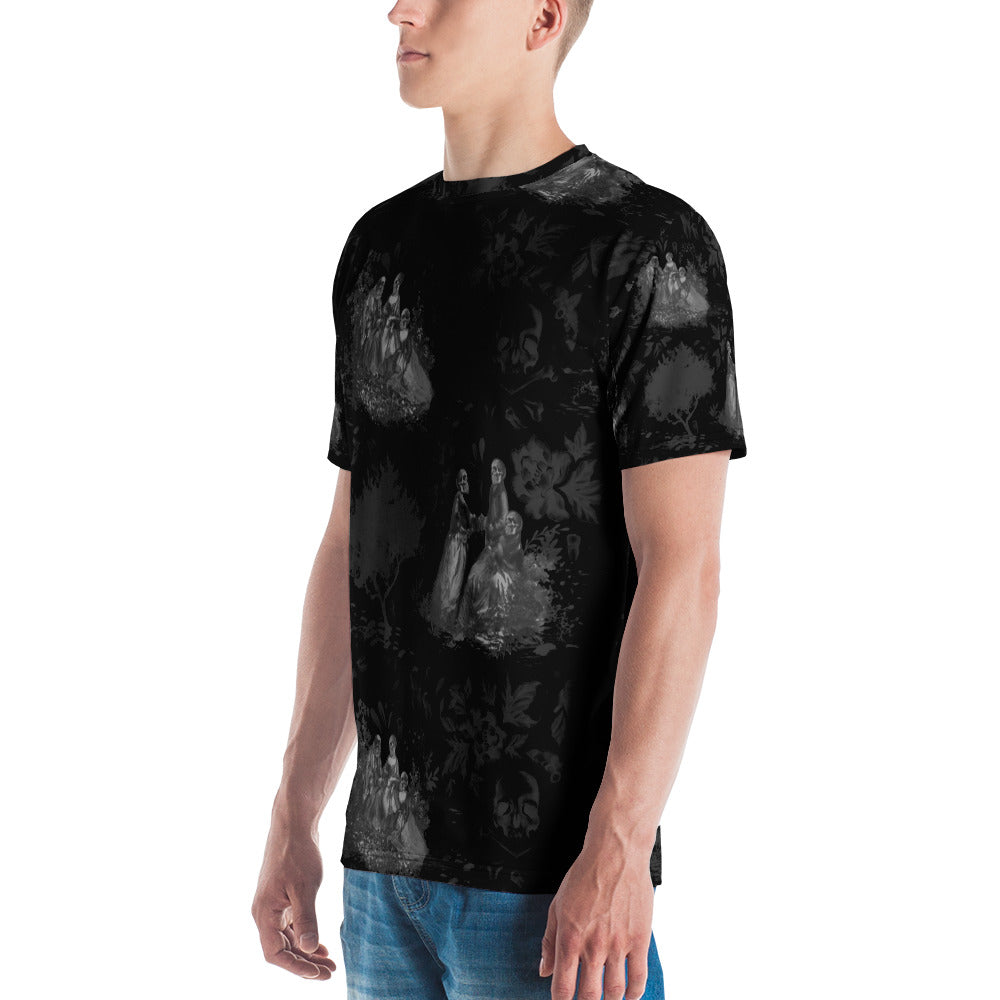Haunted Toile All Over Print Shirt (black)
