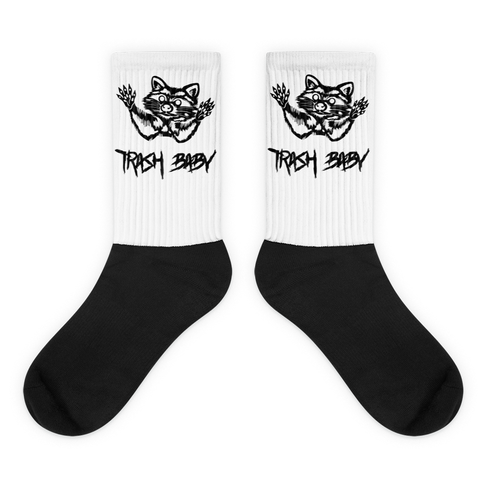 Raccoon Trash Baby Socks