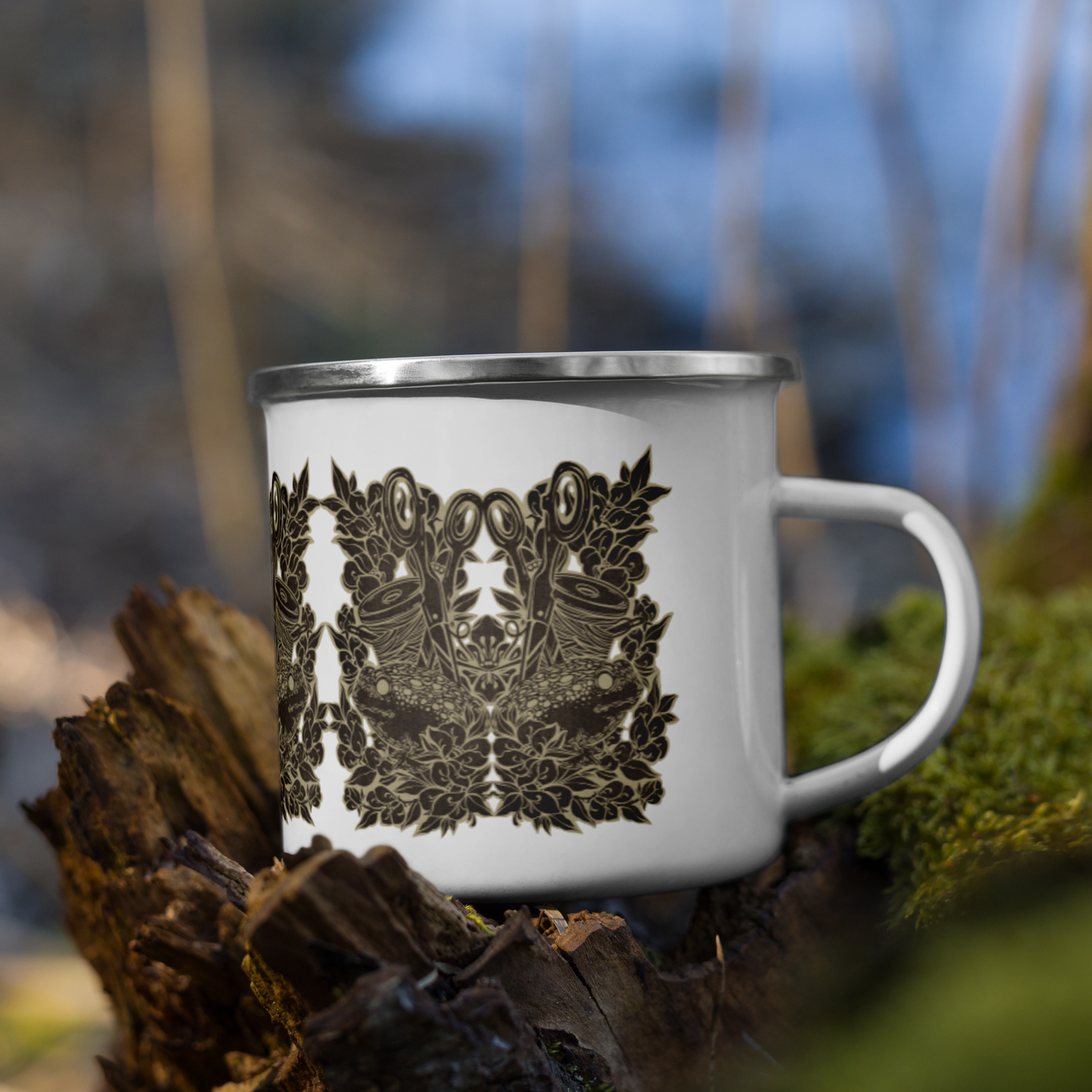 HagCraft Swamp Witch Enamel Mug