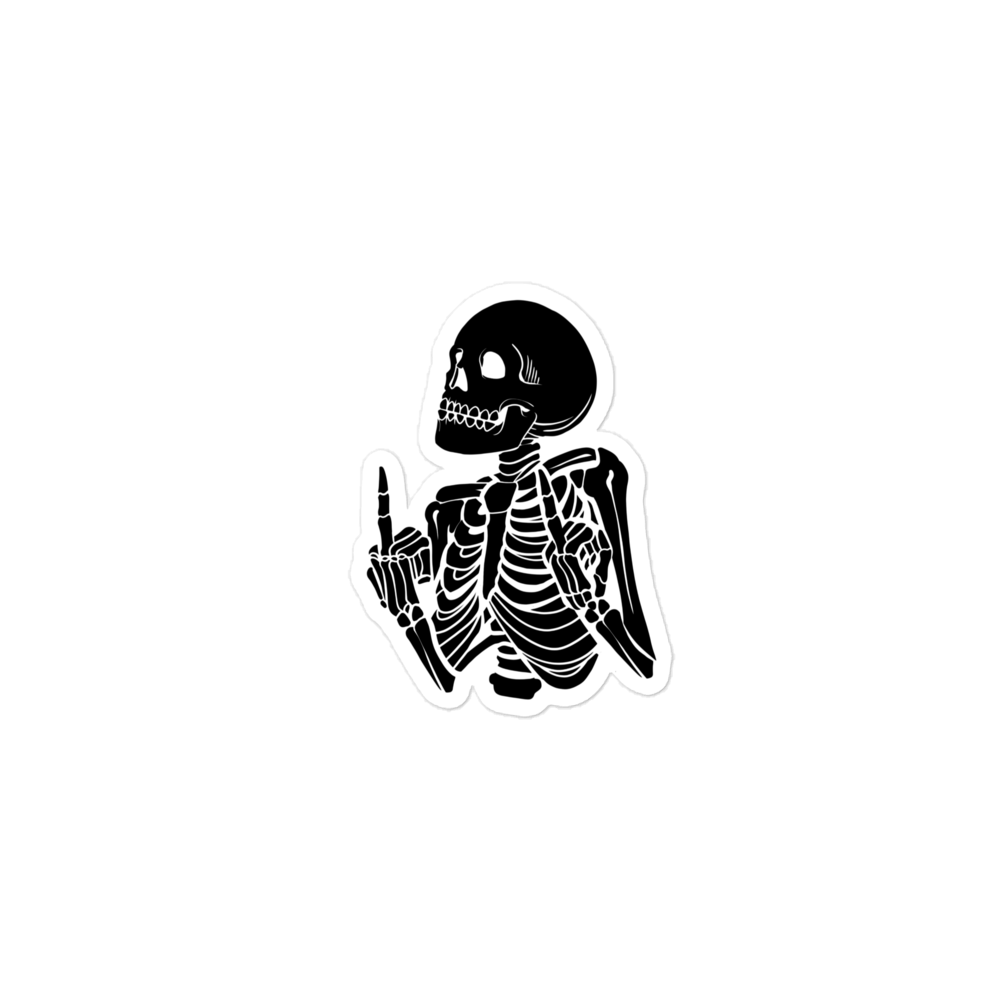 SkeleFinger Bubble-free stickers