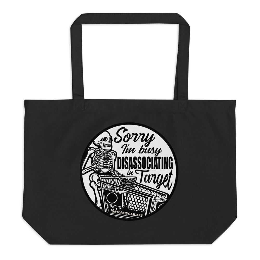 Large organic tote bag specifically for Target trips