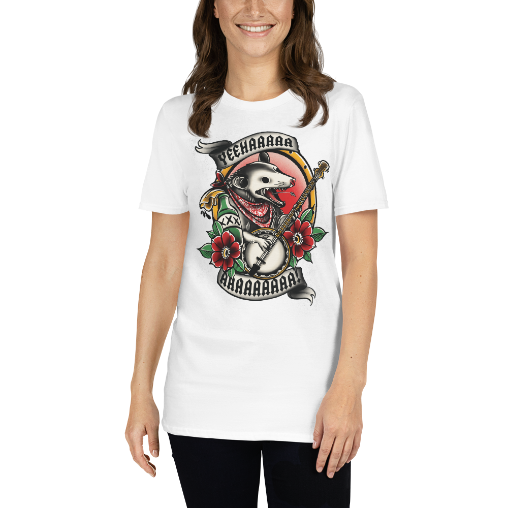 YEHAAAAAAAAAA Old School Possum Short-Sleeve Unisex T-Shirt