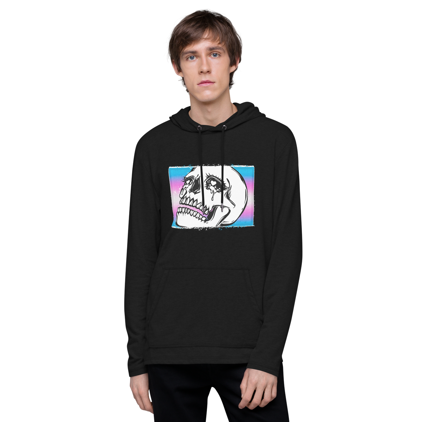 Crybaby Pride (trans) Unisex Lightweight Hoodie