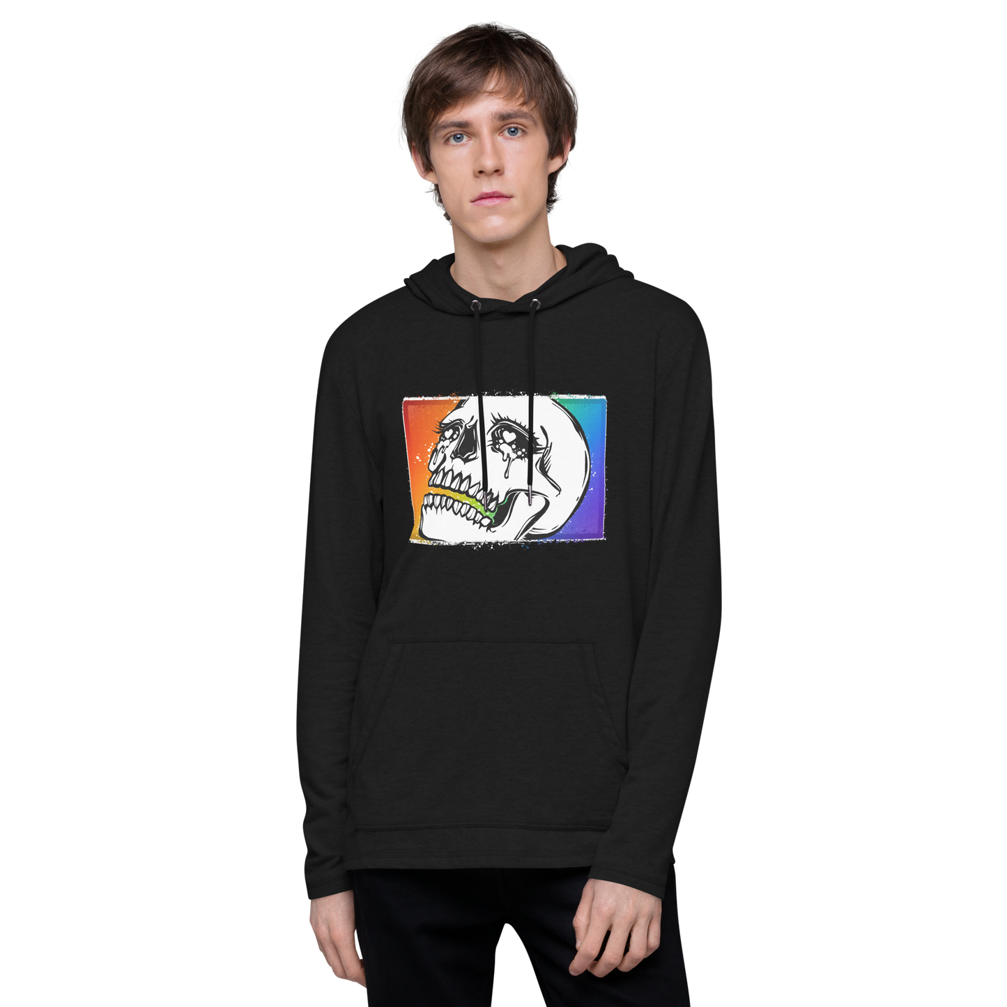 Crybaby Pride Flag Unisex Lightweight Hoodie
