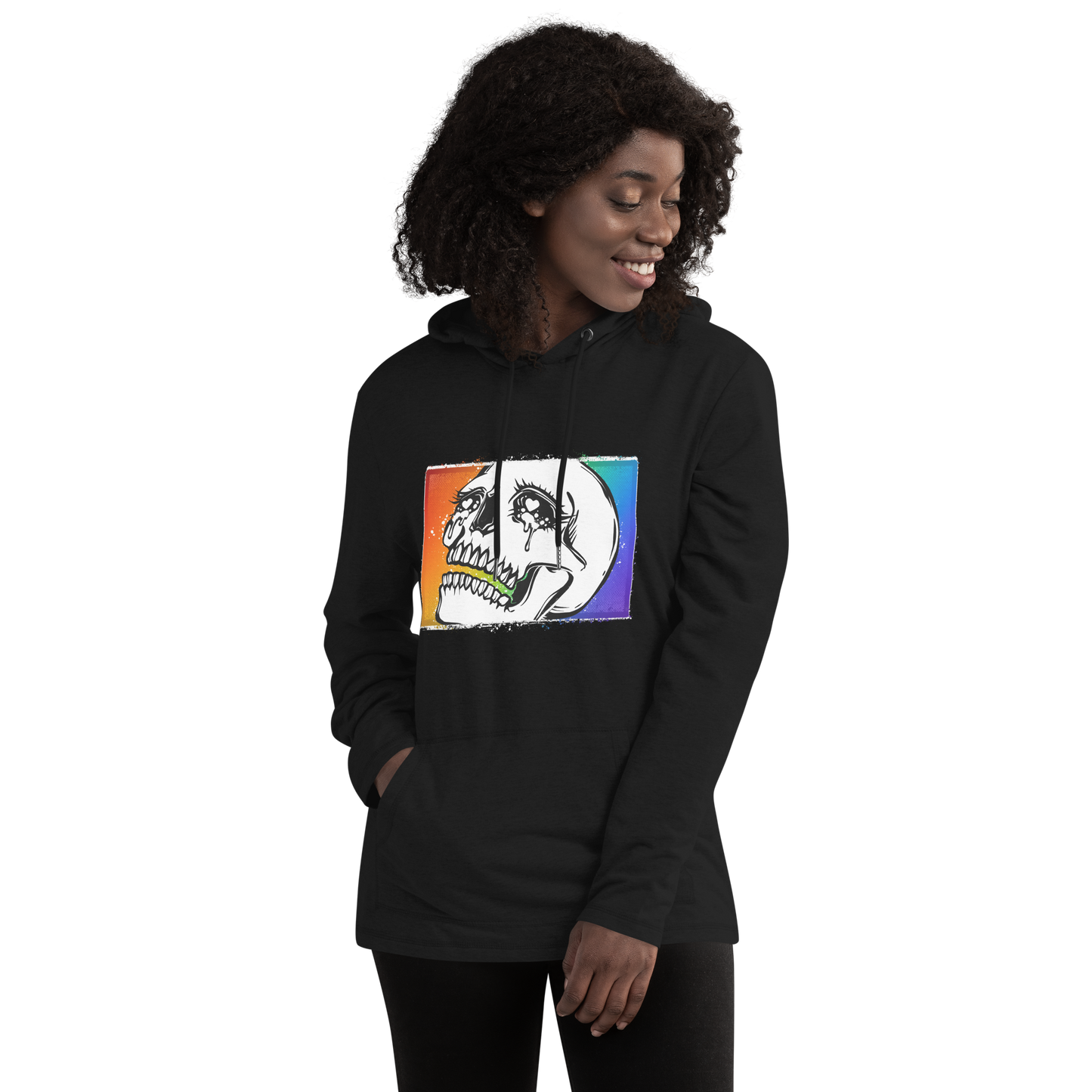 Crybaby Pride Flag Unisex Lightweight Hoodie