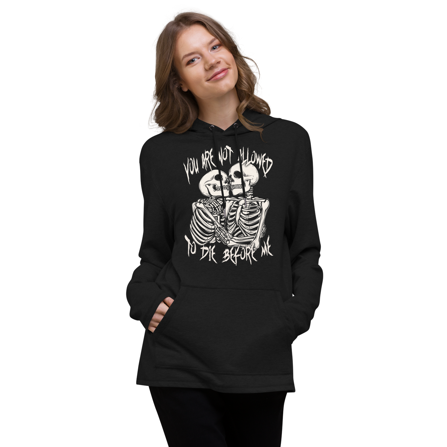 No Dying Before Me Unisex Lightweight Hoodie