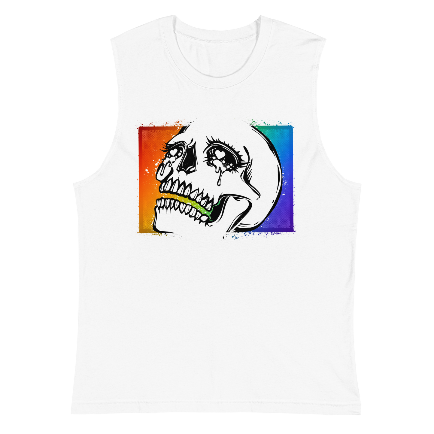 Crybaby Pride Flag Muscle Shirt