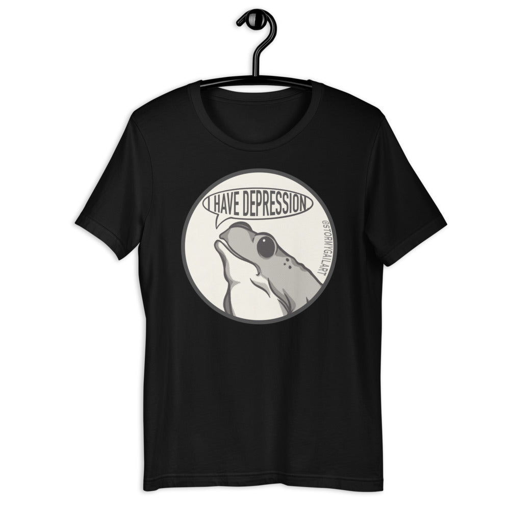 THIS FROG IS DEPRESSED Unisex T-Shirt