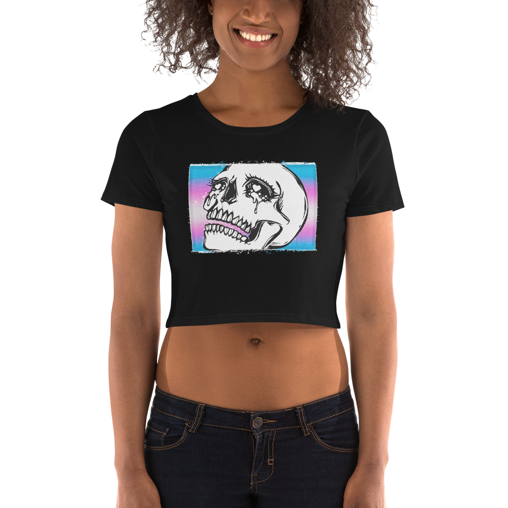 Crybaby Pride Flag (trans) Crop Tee