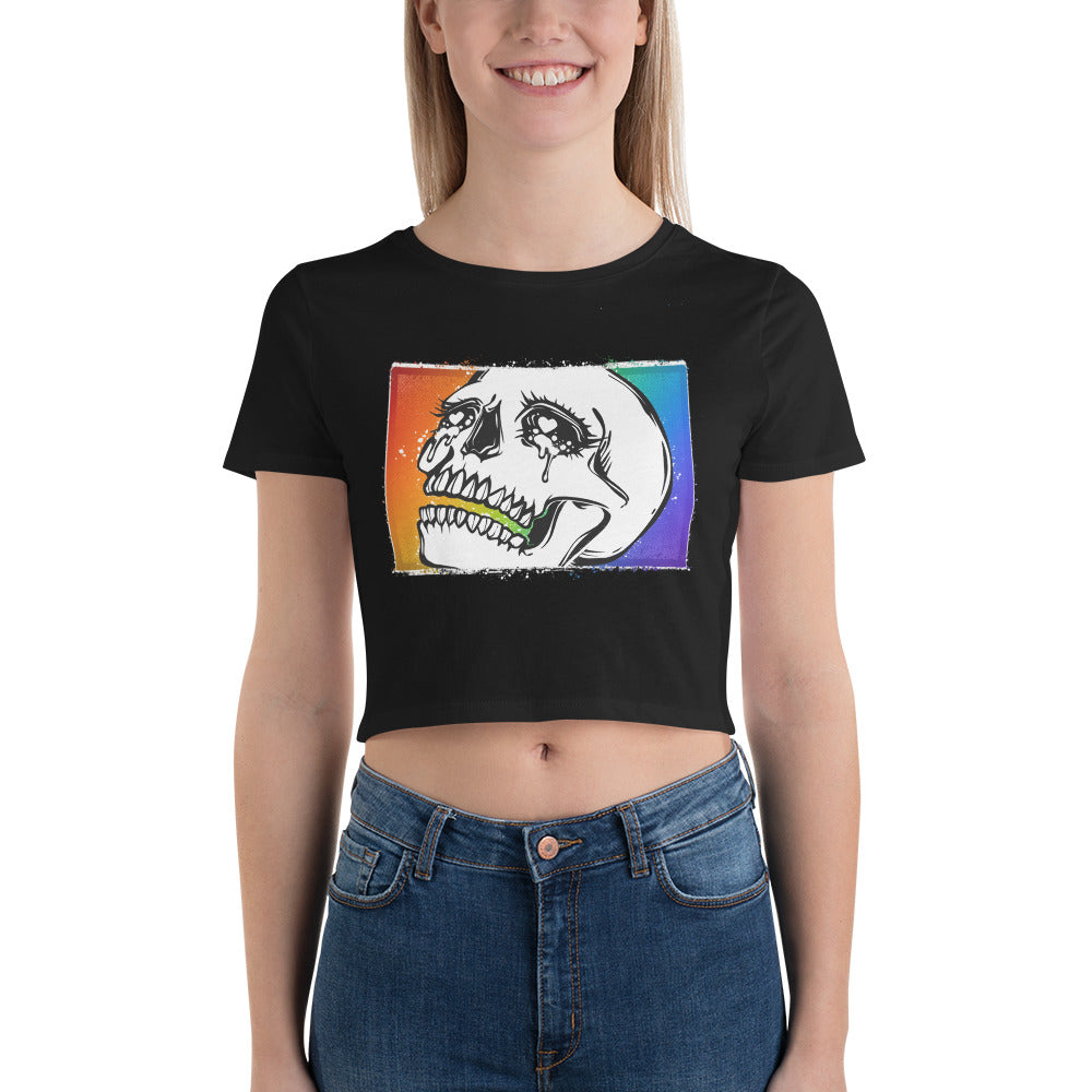 Crybaby Pride Flag Crop Tee