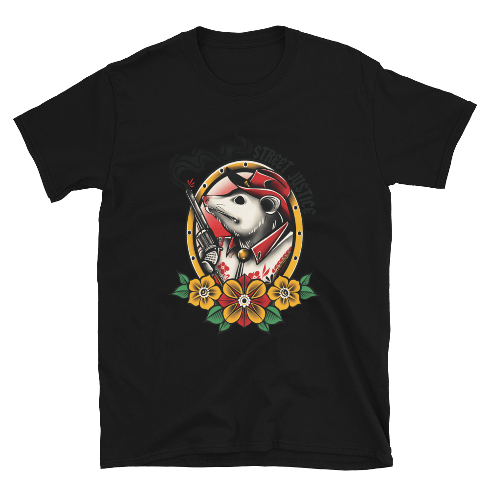 Street Justice Possum Short-Sleeve Unisex T-Shirt