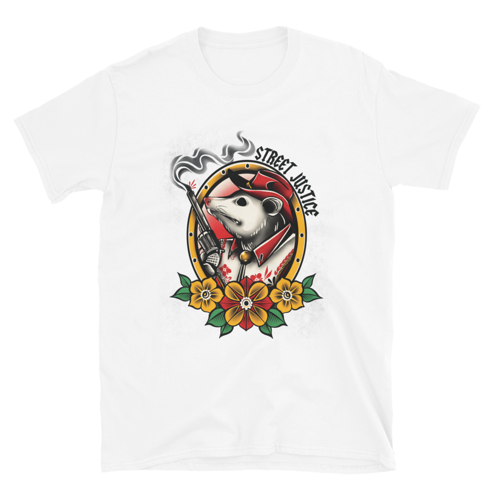 Street Justice Possum Short-Sleeve Unisex T-Shirt