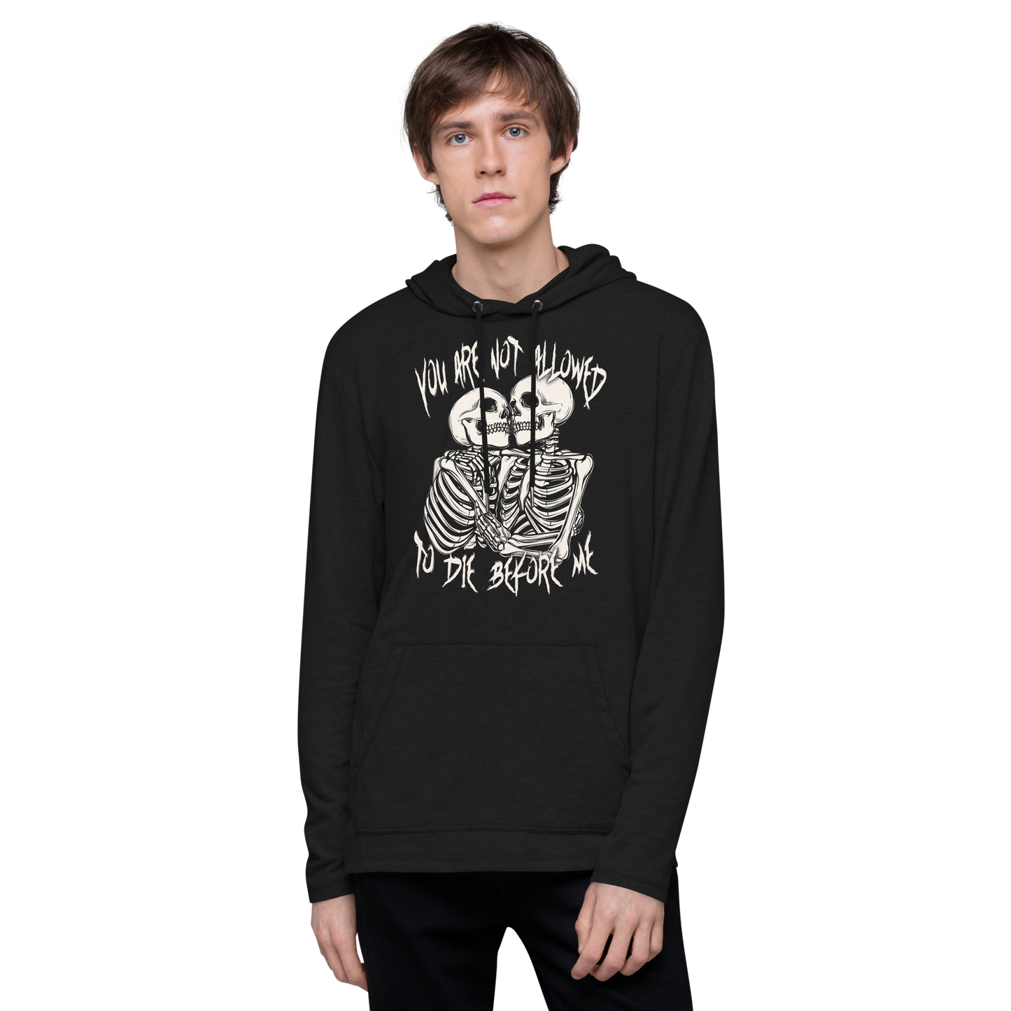 No Dying Before Me Unisex Lightweight Hoodie