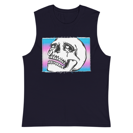 Crybaby Pride (Trans Flag) Muscle Shirt
