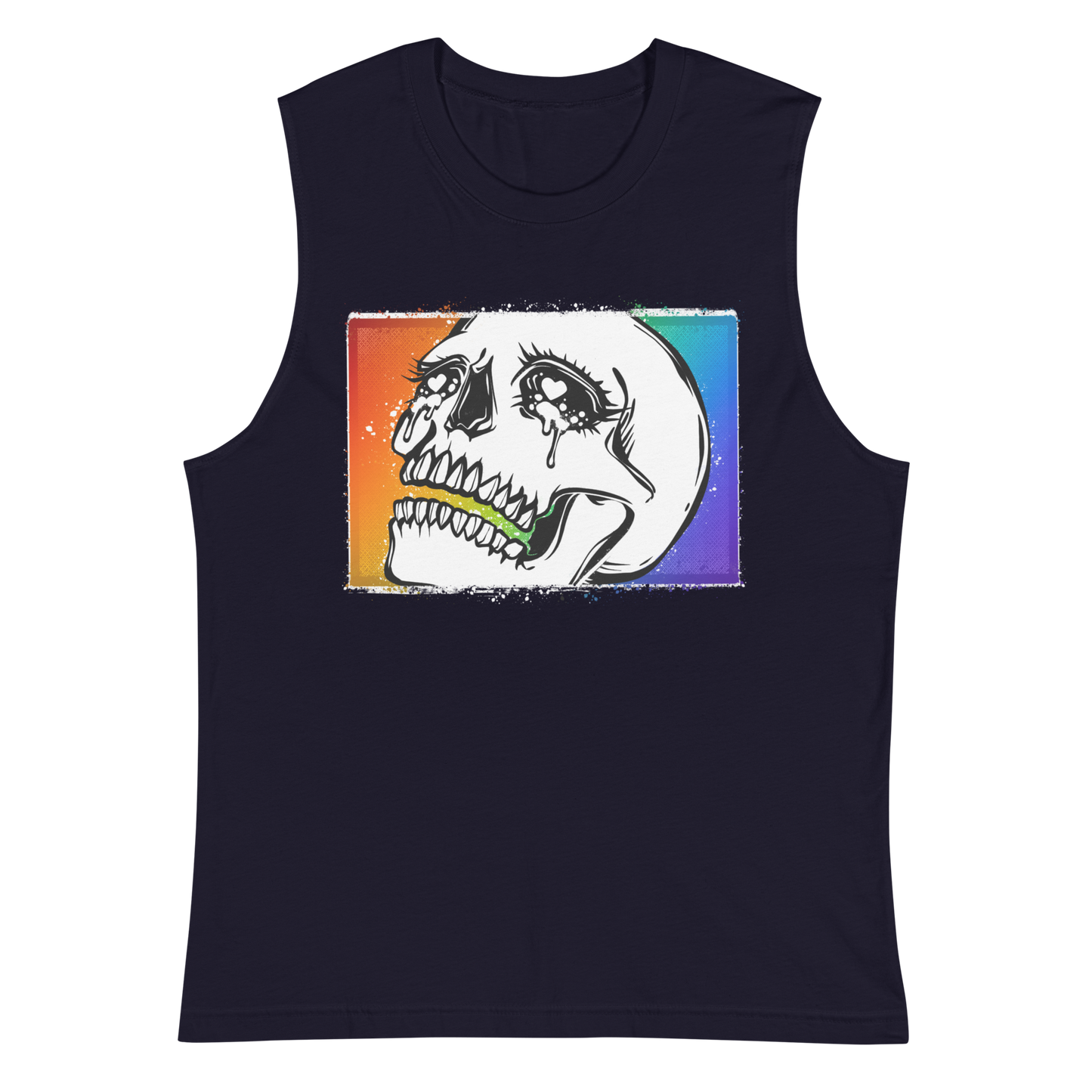 Crybaby Pride Flag Muscle Shirt