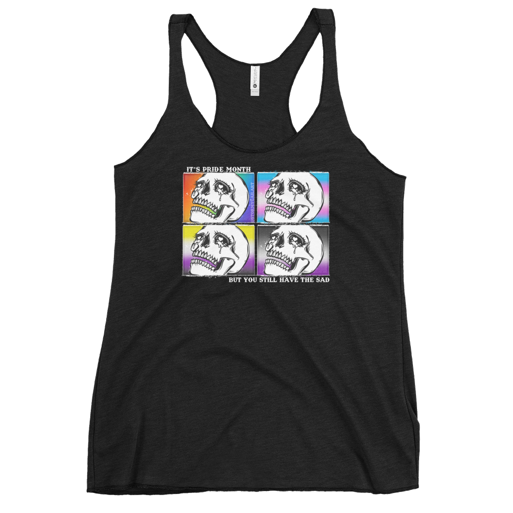 Crybaby Pride Sads Women's Racerback Tank